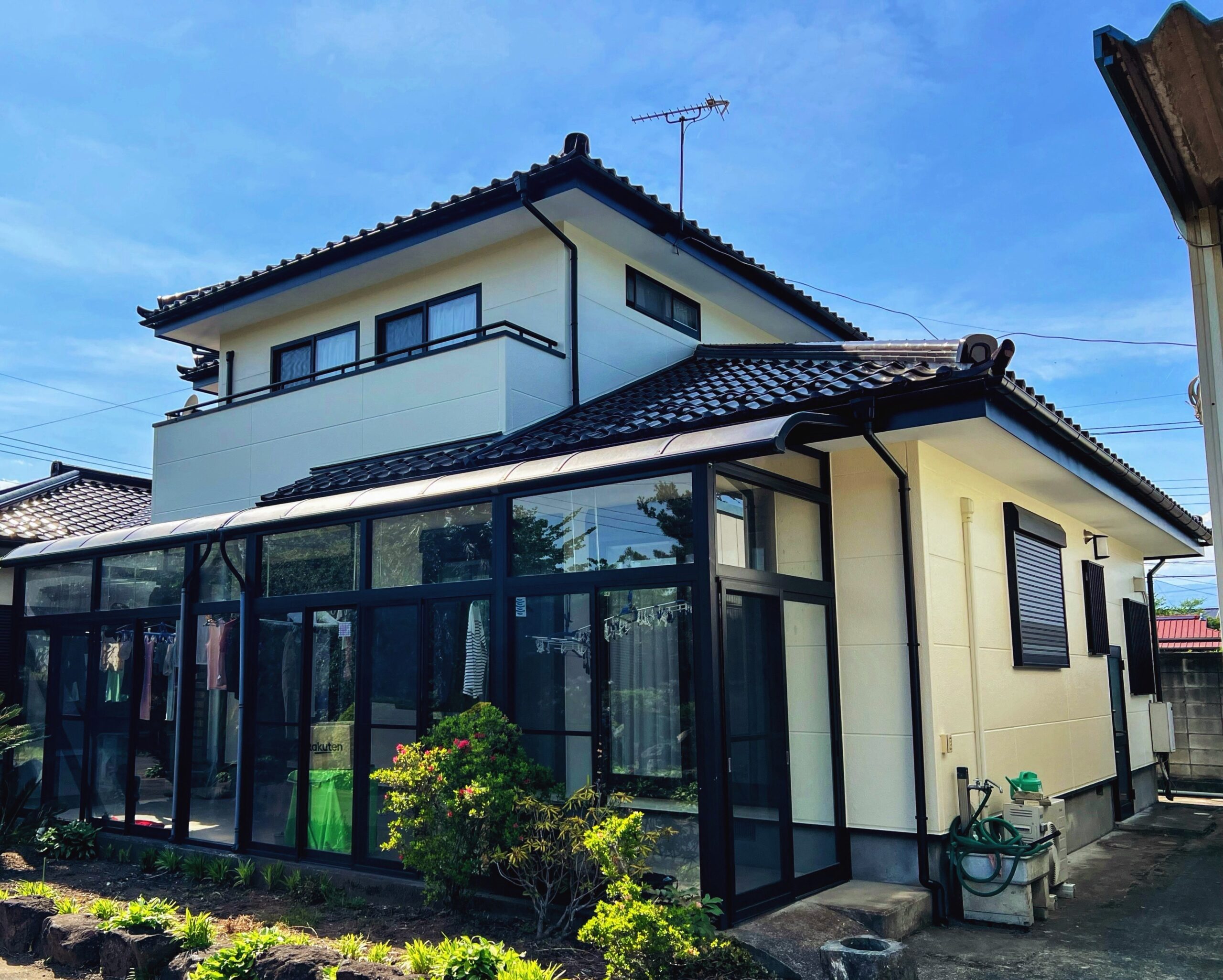 那須塩原市　外壁塗装工事　塗り替え